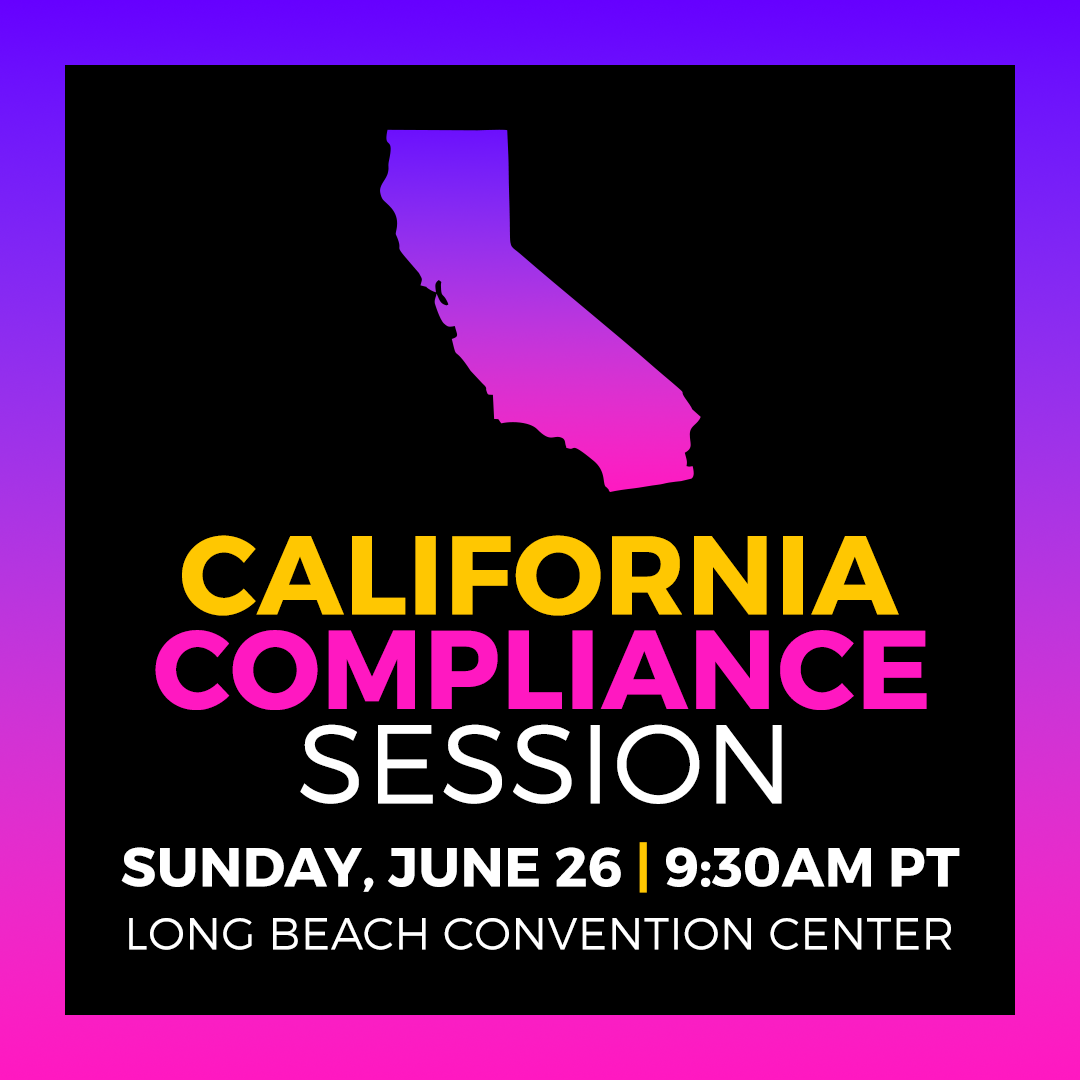 Image of California Compliance Session Flyer