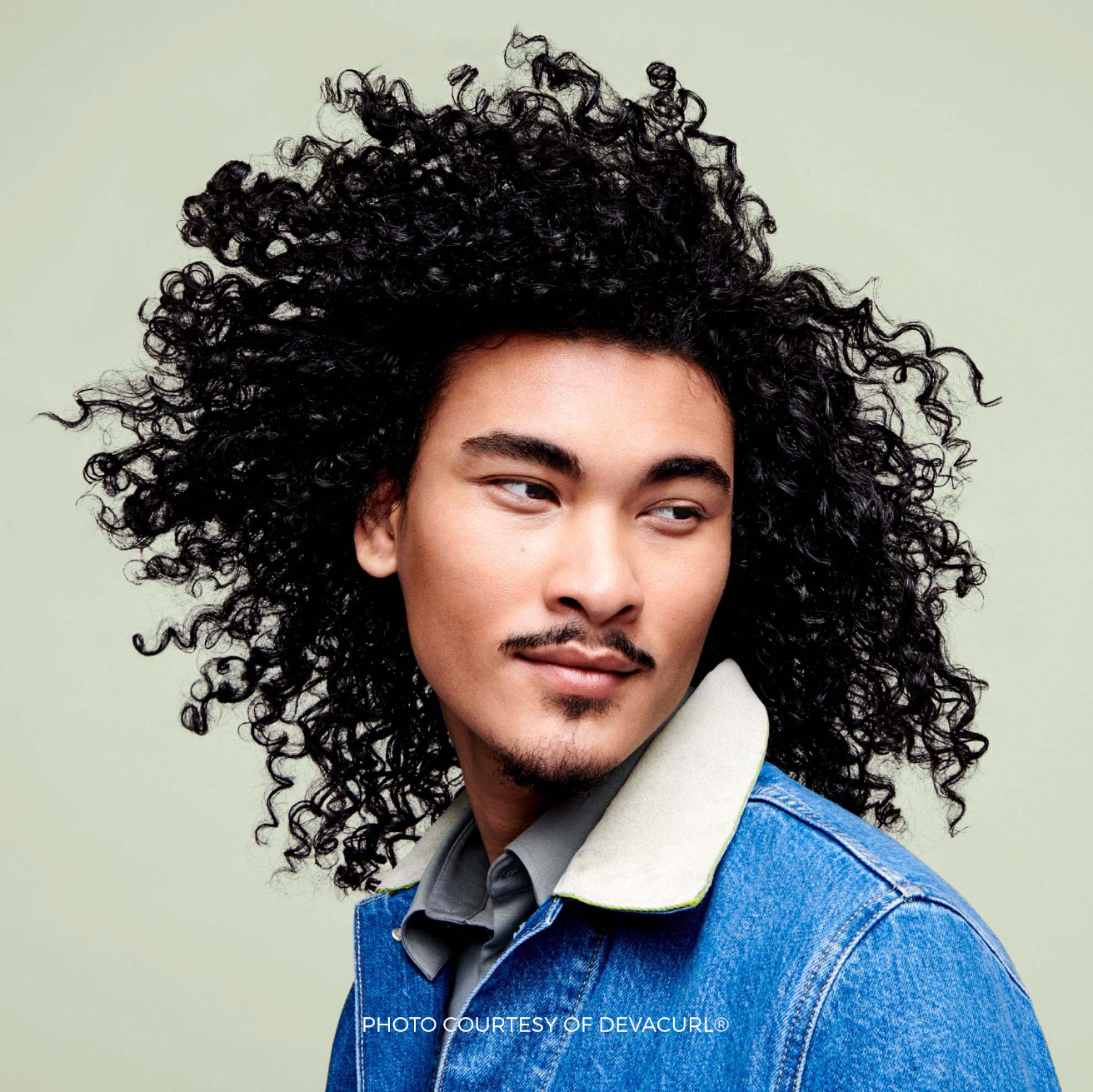 An image of a man with curly hair