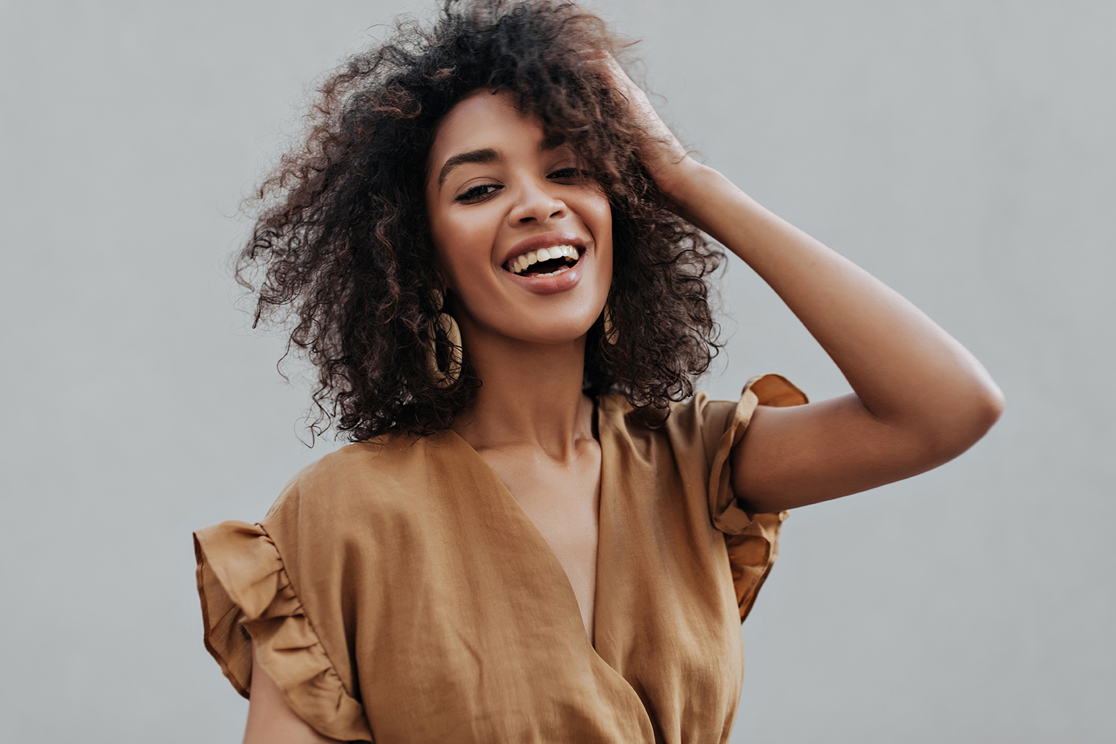 Image of a woman smiling