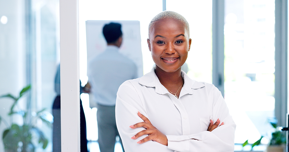 Image of a woman smiling