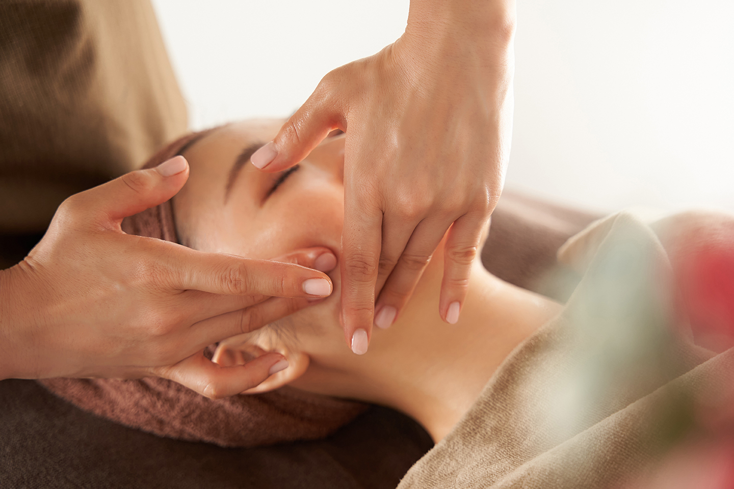 Image of a person getting a massage