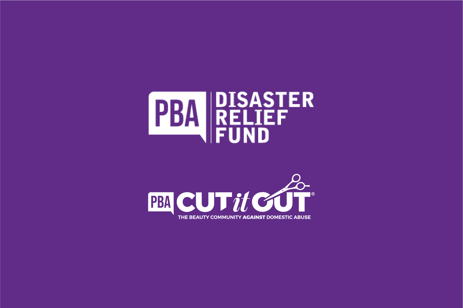 Image of PBA's Disaster Relief Fund and CUT IT OUT Charities