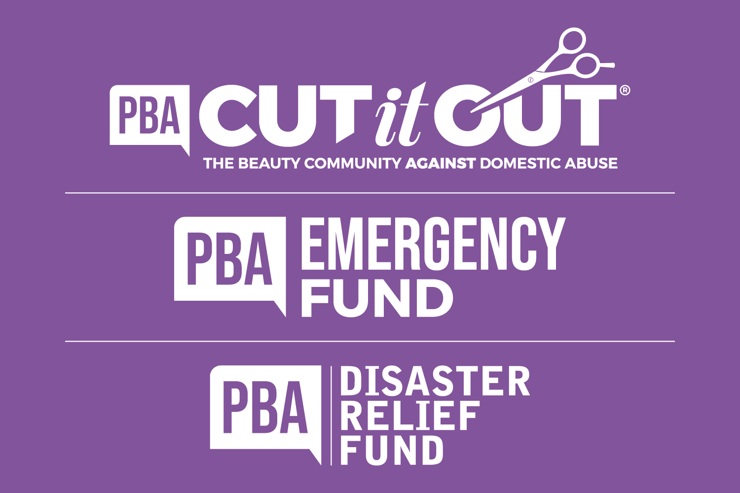 Image with PBA charities logos